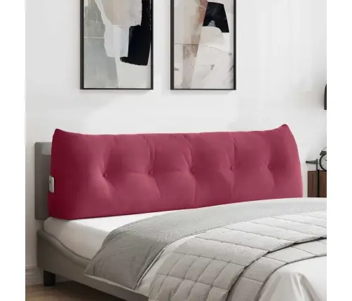 Seljatugi Padi Veinpunane 160 X 24 X 50 Cm Samet