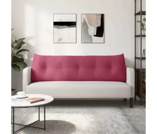 Seljatugi Padi Veinpunane 160 X 24 X 50 Cm Samet