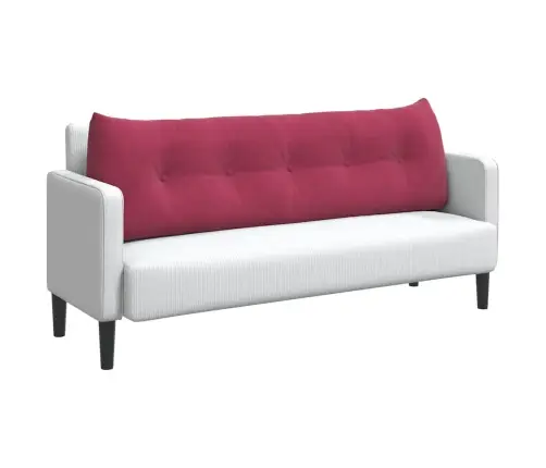 Seljatugi Padi Veinpunane 160 X 24 X 50 Cm Samet