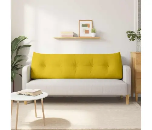 Seljatugi Padi Kollane 160 X 24 X 50 Cm Samet