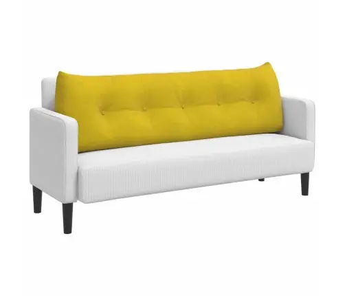 Seljatugi Padi Kollane 160 X 24 X 50 Cm Samet