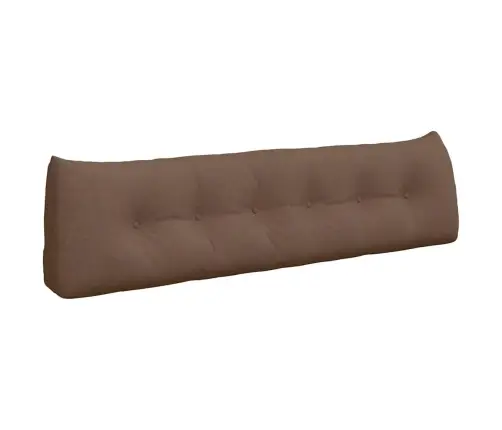 Atpakaļ Spilvens Brūna 180 X 24 X 50 Cm Audums Vidaxl