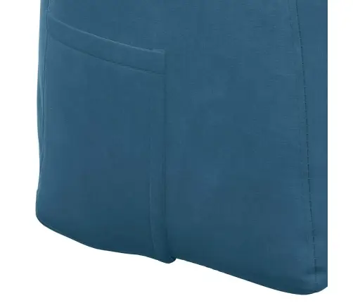 Seljatugi Padi Sinine 180 X 24 X 50 Cm Samet