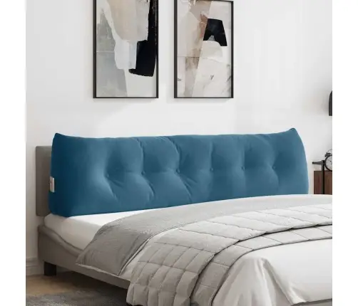 Seljatugi Padi Sinine 180 X 24 X 50 Cm Samet