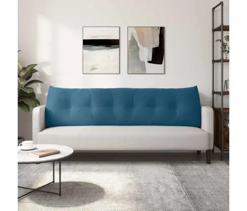 Seljatugi Padi Sinine 180 X 24 X 50 Cm Samet