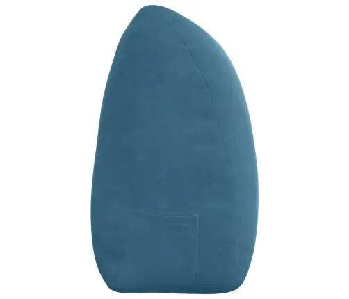 Seljatugi Padi Sinine 180 X 24 X 50 Cm Samet