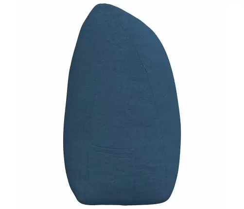 Atpakaļ Spilvens Zila 200 X 24 X 50 Cm Audums Vidaxl