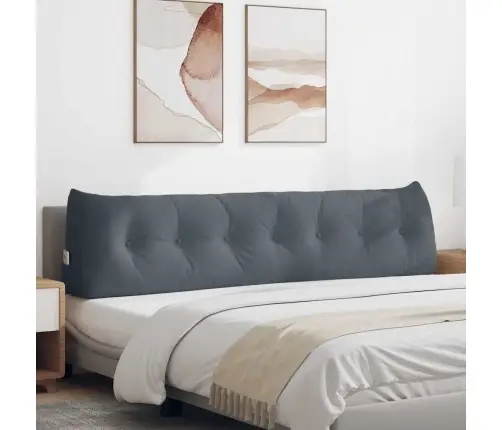Apsaugos Pagalvė Tamsiai Pilka 200 X 24 X 50 Cm Aksomas
