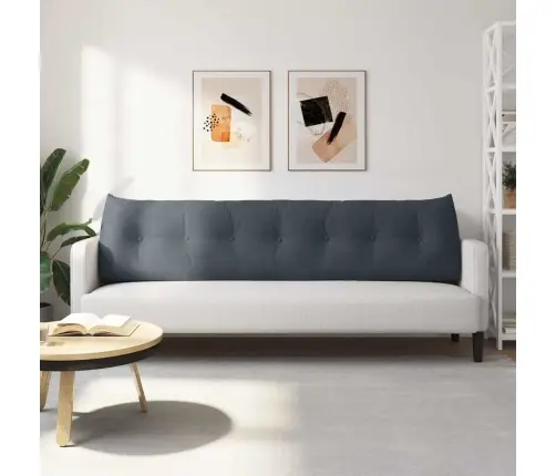 Apsaugos Pagalvė Tamsiai Pilka 200 X 24 X 50 Cm Aksomas