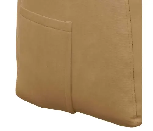 Atpakaļ Spilvens Brūna 200 X 24 X 50 Cm Samts Vidaxl