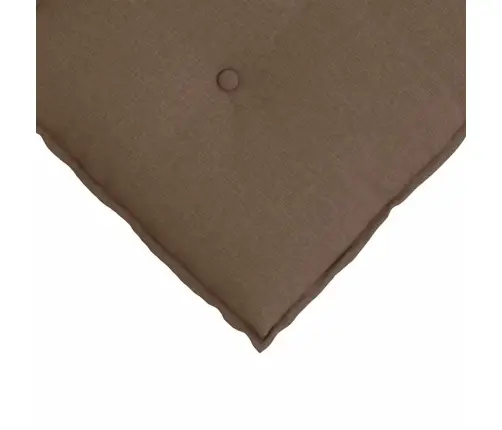 Atpakaļ Spilvens Brūna 50 X 19 X 45 Cm Audums Vidaxl