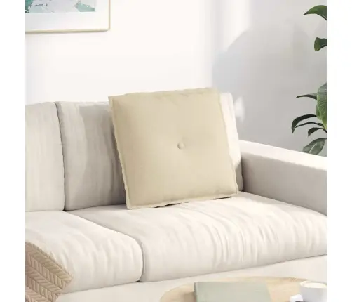 Seljatugi Padi Cream 50 X 19 X 45 Cm Kangas