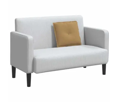 Atpakaļ Spilvens Brūna 50 X 45 Cm Korduroja Audums Vidaxl