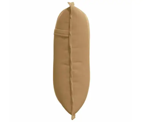 Atpakaļ Spilvens Brūna 50 X 45 Cm Korduroja Audums Vidaxl