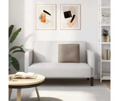 Atpakaļ Spilvens Pelēkbrūna 50 X 45 Cm Mikrofibra Vidaxl