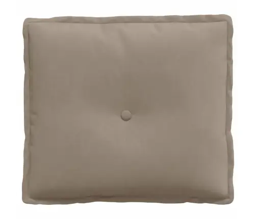 Atpakaļ Spilvens Pelēkbrūna 50 X 45 Cm Mikrofibra Vidaxl