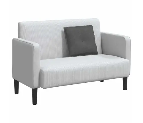 Atpakaļ Spilvens Tumši Pelēks 50 X 45 Cm Korduroja Audums Vidaxl