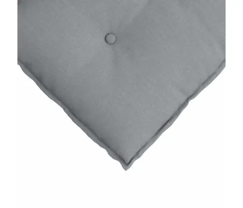 Atpakaļ Spilvens Gaiši Pelēks 60 X 19 X 50 Cm Audums Vidaxl