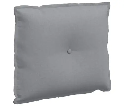 Atpakaļ Spilvens Gaiši Pelēks 60 X 19 X 50 Cm Audums Vidaxl