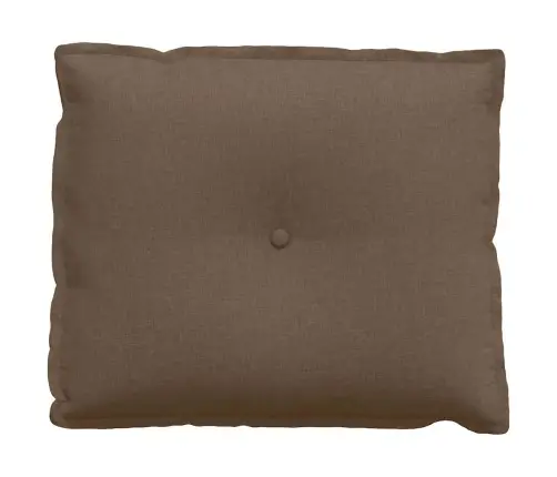 Atpakaļ Spilvens Brūna 200 X 19 X 50 Cm Audums Vidaxl