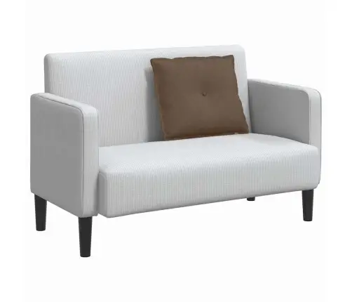 Atpakaļ Spilvens Brūna 200 X 19 X 50 Cm Audums Vidaxl