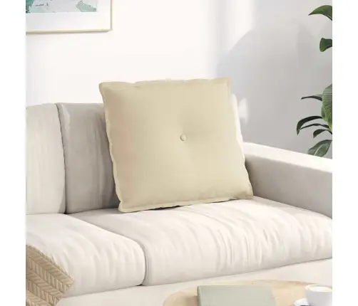 Seljatugi Padi Cream 60 X 19 X 50 Cm Kangas