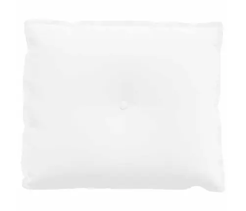 Atpakaļ Spilvens Balts 200 X 19 X 50 Cm Audums Vidaxl