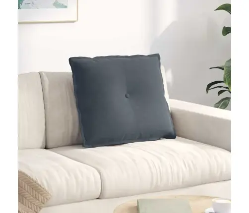 Apsaugos Pagalvė Tamsiai Pilka 60 X 50 Cm Kordūrinis Audinys