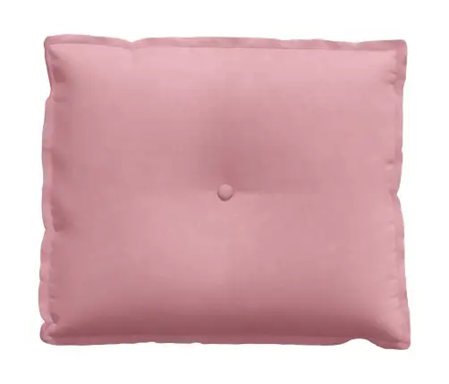 Atpakaļ Spilvens Rozā 60 X 50 Cm Korduroja Audums Vidaxl