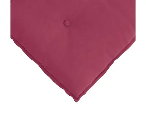 Atpakaļ Spilvens Vīna Sarkans 60 X 50 Cm Korduroja Audums Vidaxl