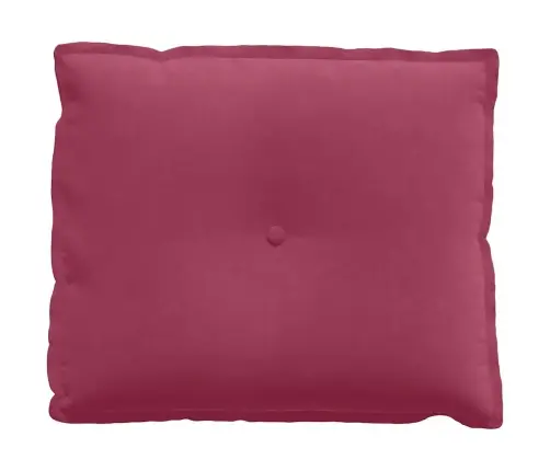 Atpakaļ Spilvens Vīna Sarkans 60 X 50 Cm Korduroja Audums Vidaxl