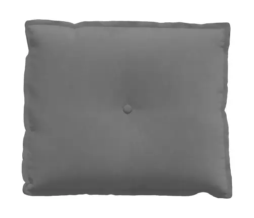 Atpakaļ Spilvens Tumši Pelēks 60 X 50 Cm Mikrofibra Vidaxl