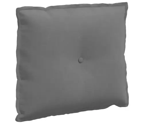 Atpakaļ Spilvens Tumši Pelēks 60 X 50 Cm Mikrofibra Vidaxl