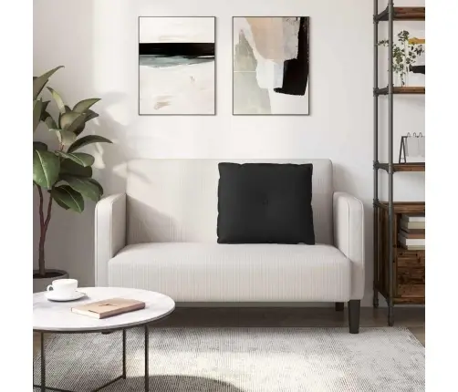 Seljatugi Padi Must 60 X 50 Cm Mikrofiber Kangas