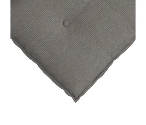 Atpakaļ Spilvens Gaiši Pelēks 60 X 50 Cm Korduroja Audums Vidaxl