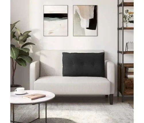 Seljatugi Padi Must 80 X 19 X 50 Cm Kangas