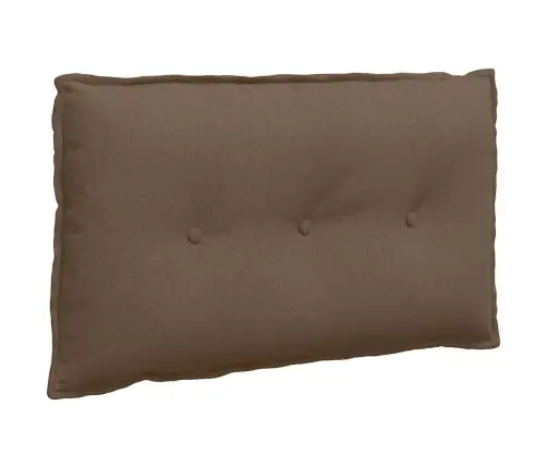 Atpakaļ Spilvens Brūna 200 X 19 X 50 Cm Audums Vidaxl