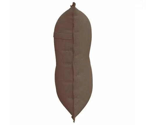 Atpakaļ Spilvens Brūna 200 X 19 X 50 Cm Audums Vidaxl