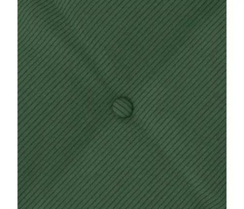 Atpakaļ Spilvens Džungļu Zaļa 80 X 50 Cm Korduroja Audums Vidaxl