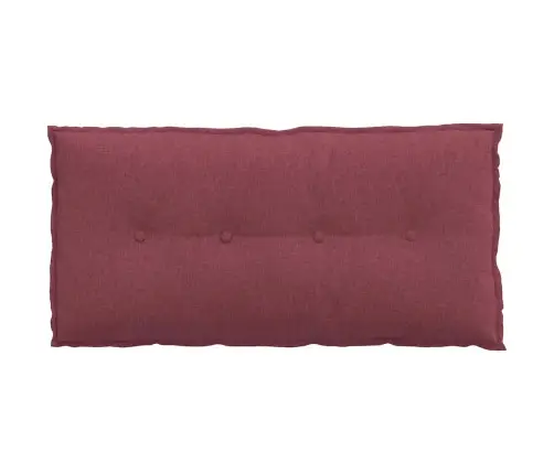 Atpakaļ Spilvens Vīna Sarkans 200 X 19 X 50 Cm Audums Vidaxl