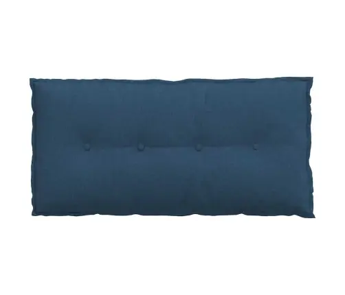 Atpakaļ Spilvens Zila 200 X 19 X 50 Cm Audums Vidaxl