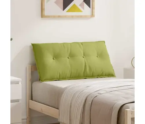 Atpakaļ Spilvens Gaiši Zaļa 200 X 19 X 50 Cm Audums Vidaxl