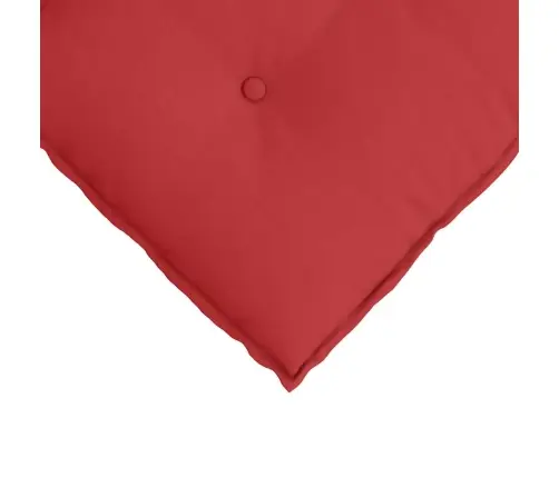 Atpakaļ Spilvens Sarkana 200 X 19 X 50 Cm Audums Vidaxl