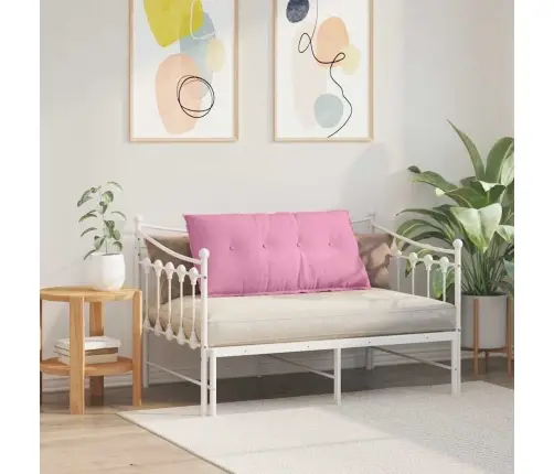 Atpakaļ Spilvens Rozā 200 X 19 X 50 Cm Audums Vidaxl