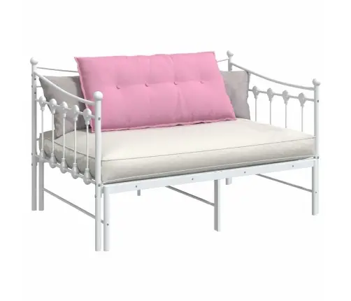 Atpakaļ Spilvens Rozā 200 X 19 X 50 Cm Audums Vidaxl