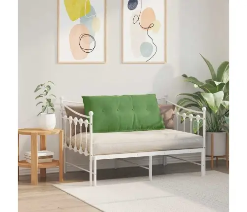 Atpakaļ Spilvens Gaiši Zaļa 100 X 50 Cm Korduroja Audums Vidaxl