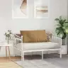Atpakaļ Spilvens Brūna 100 X 50 Cm Korduroja Audums Vidaxl