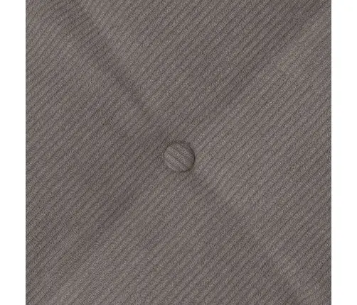 Atpakaļ Spilvens Gaiši Pelēks 100 X 50 Cm Korduroja Audums Vidaxl