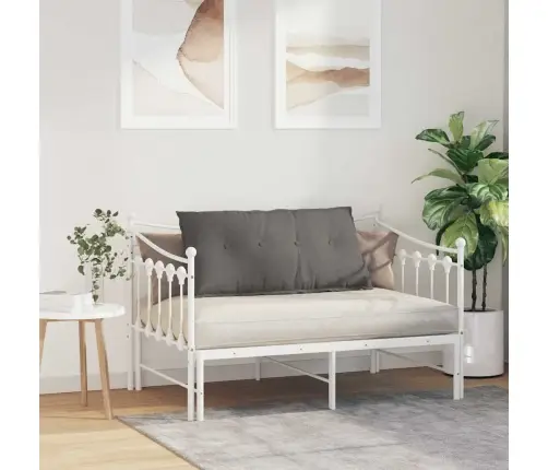 Atpakaļ Spilvens Gaiši Pelēks 100 X 50 Cm Korduroja Audums Vidaxl