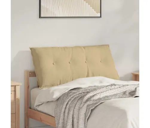 Atpakaļ Spilvens Pelēki Zaļa 100 X 50 Cm Korduroja Audums Vidaxl